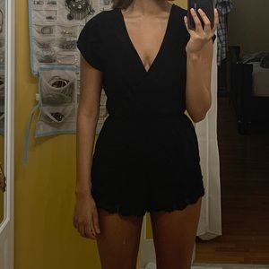 Black Haute Monde Romper